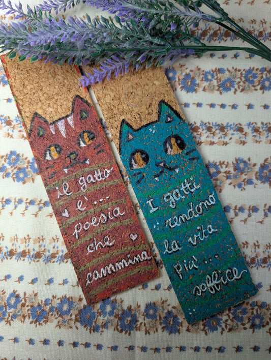 Segnalibri illustrazioni su Sughero