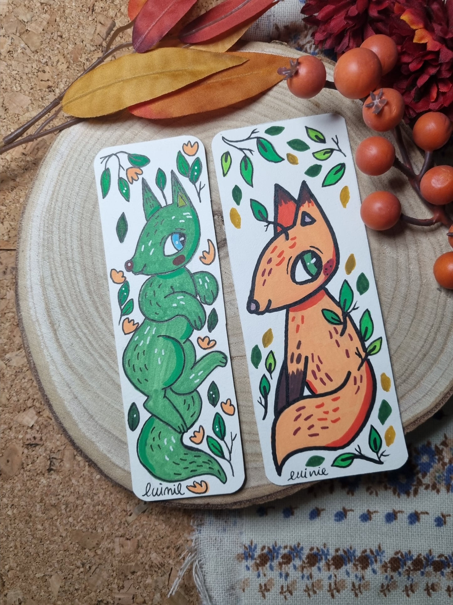 Segnalibri dipinti a mano