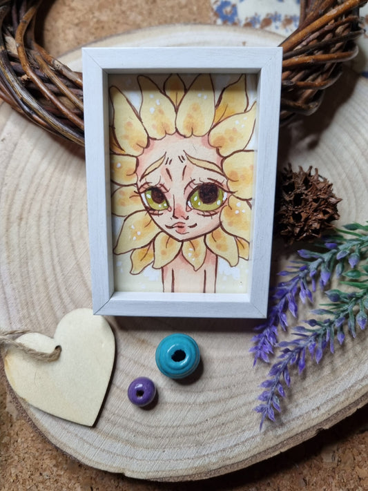 Illustrazioni originali - Bamboline Floreali