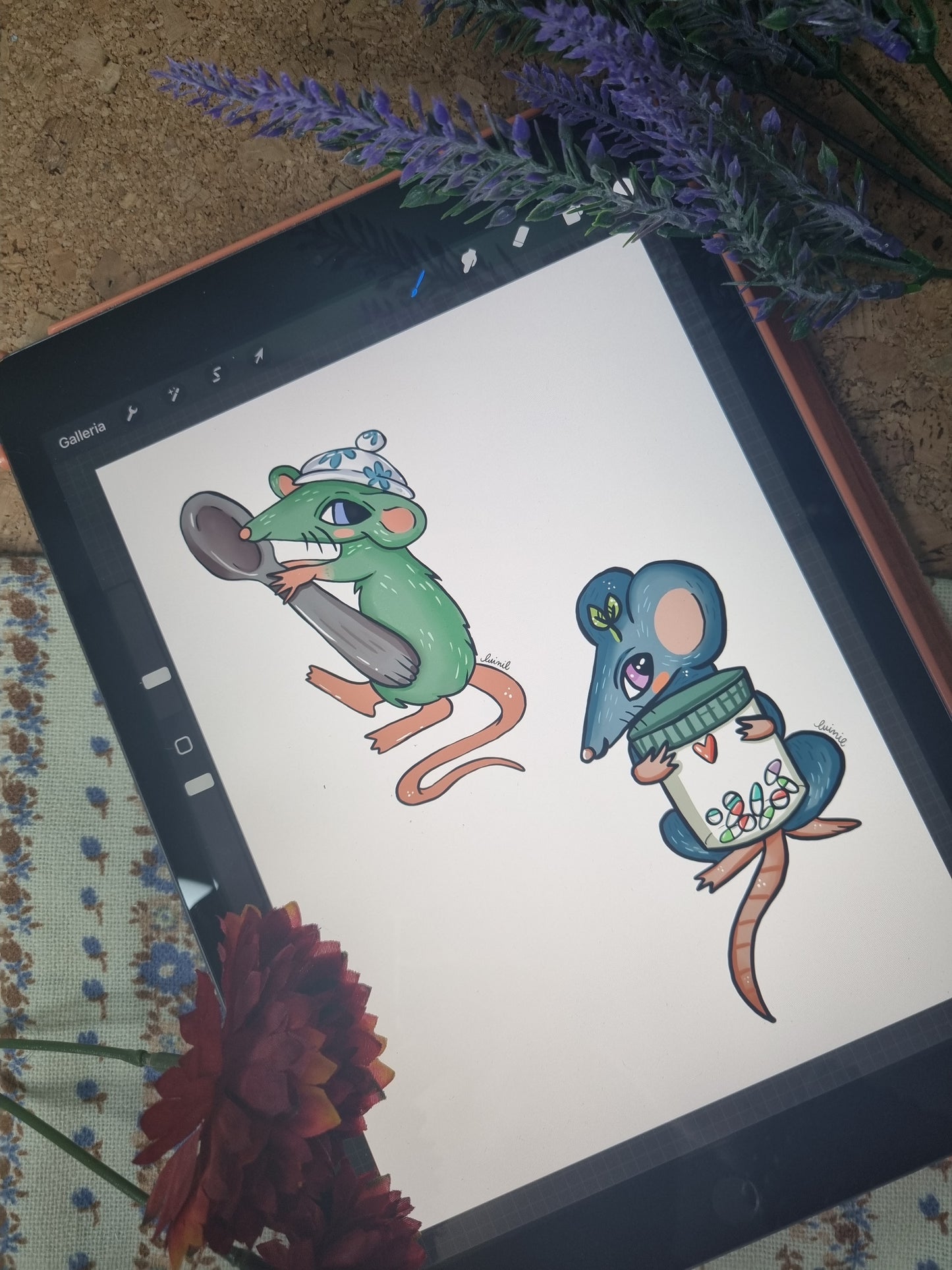 Adesivo / segnalibro animaletti chronics