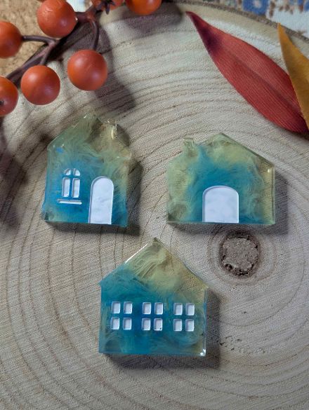 Portachiavi Casette in resina