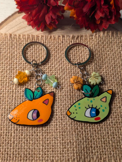 Portachiavi in plastica "Volpi"