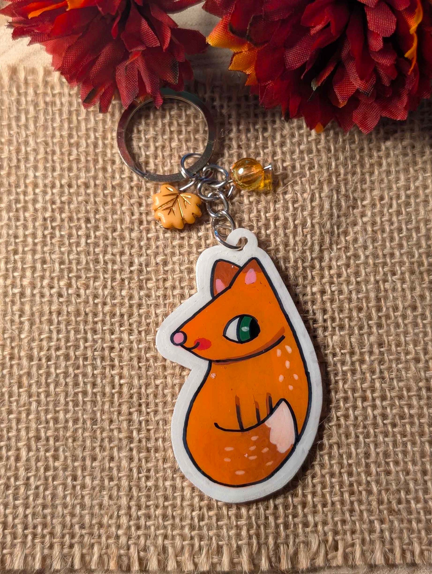 Portachiavi in plastica "Volpi"