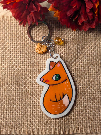 Portachiavi in plastica "Volpi"