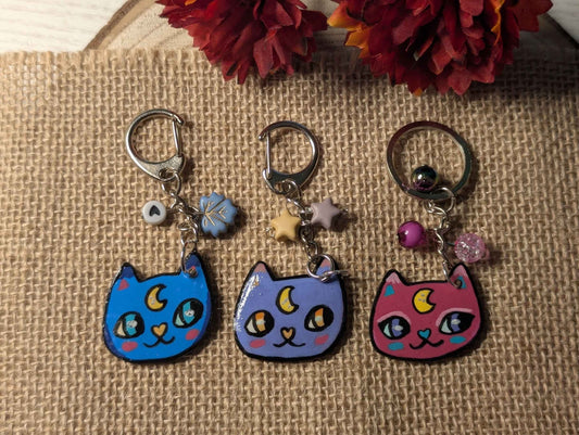 Portachiavi in plastica "Gattini"