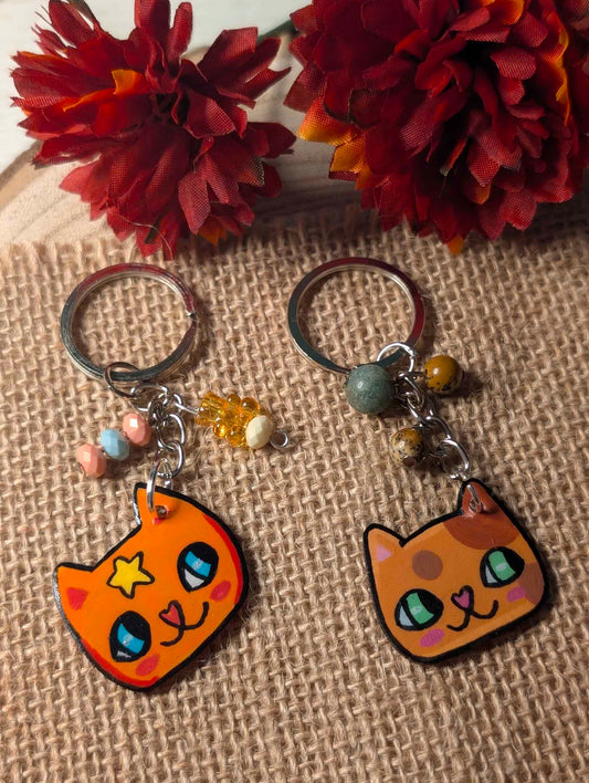 Portachiavi in plastica "Gattini"