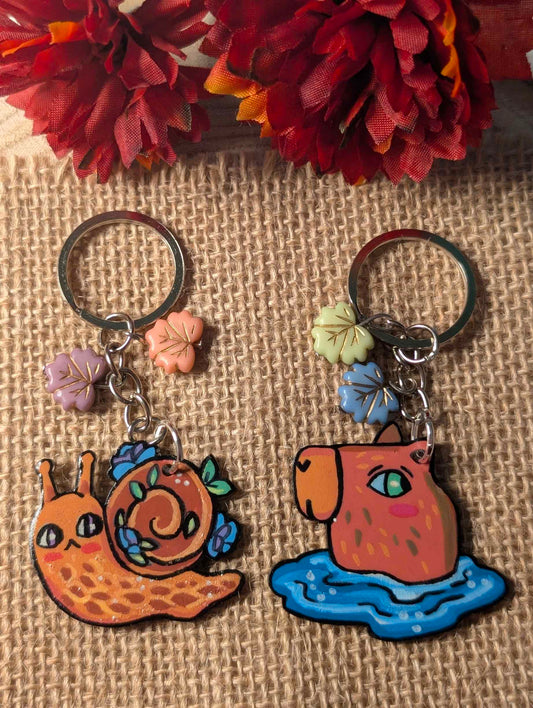 Portachiavi in plastica vari soggetti