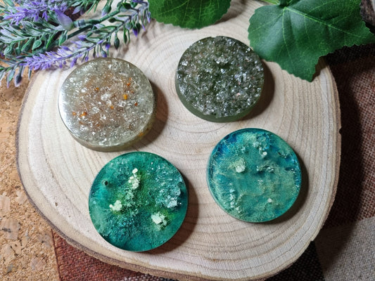 Portachiavi tondi in Resina