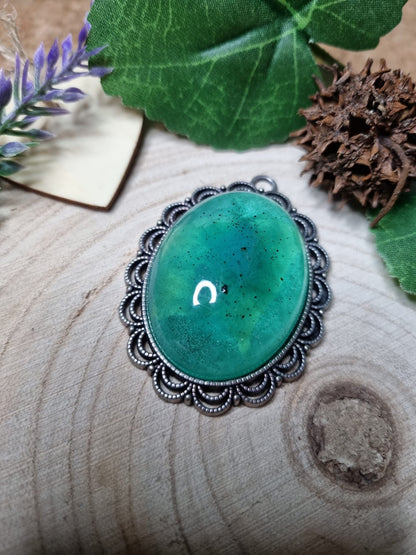 Ciondoli cabochon in Resina (con cammeo)