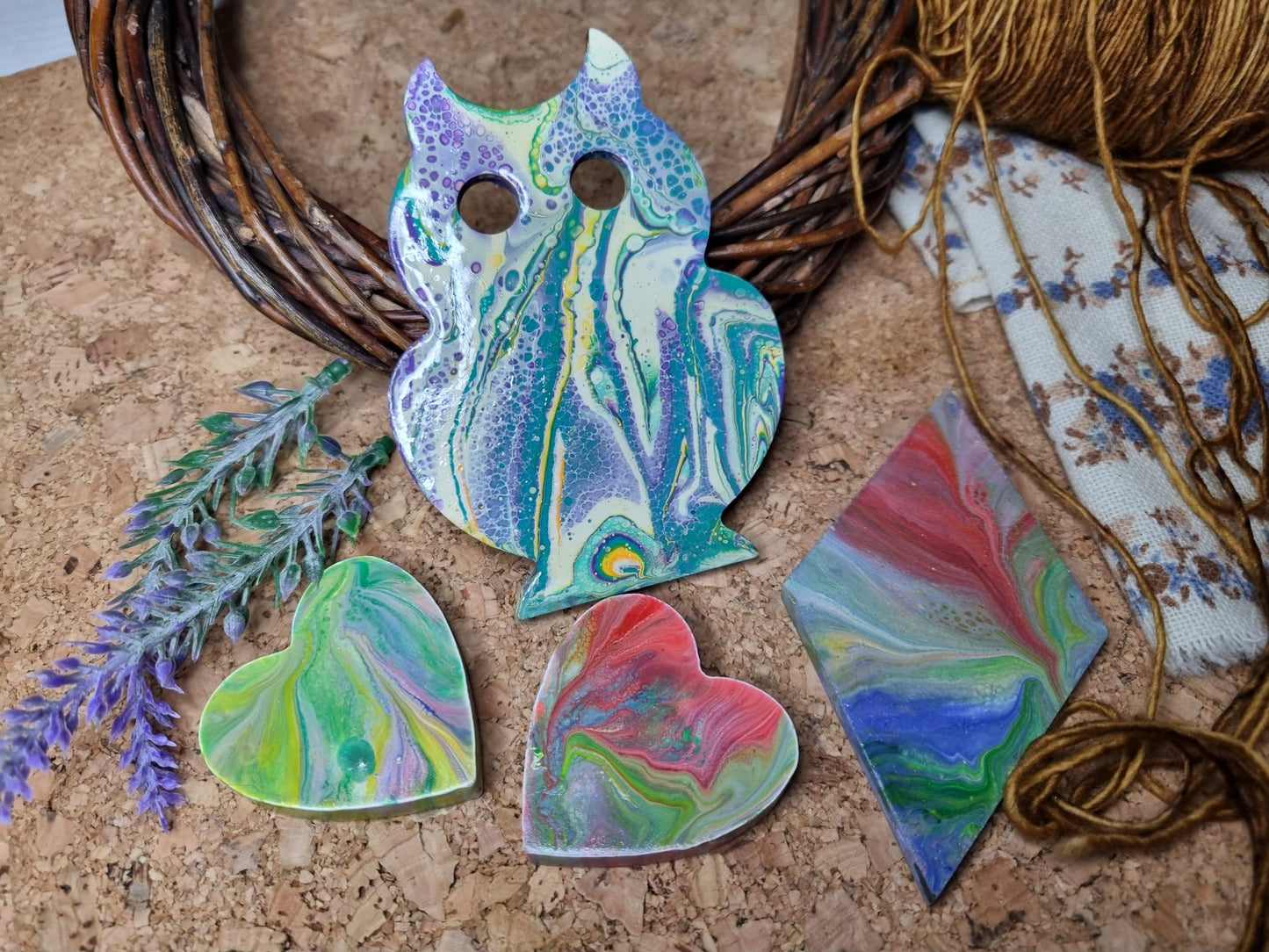 Works to hang in FluidArt 