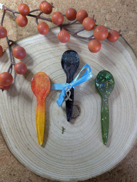 Cucchiaio magnete in resina