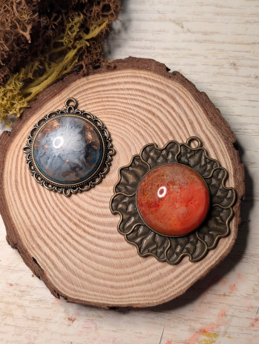 Cammei con Cabochon in resina